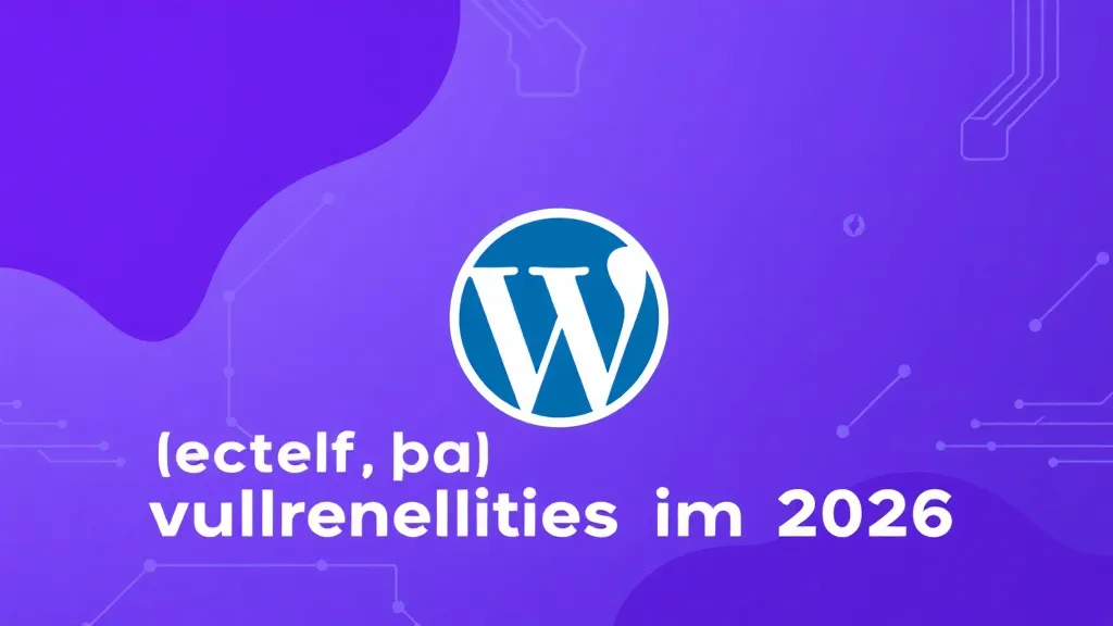 The Most Common WordPress Vulnerabilities in 2026