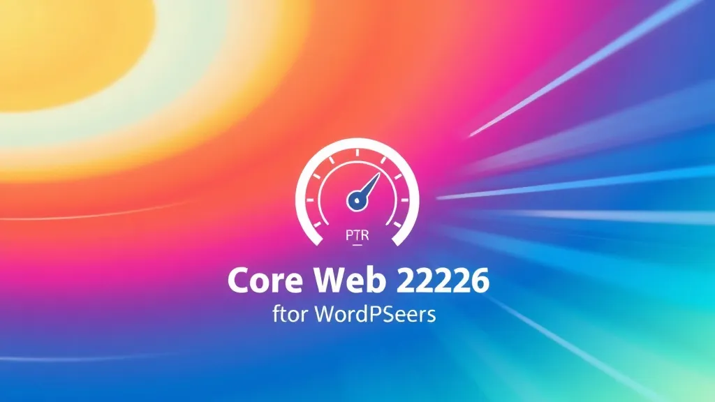 Core Web Vitals 2026 Field Guide for WordPress