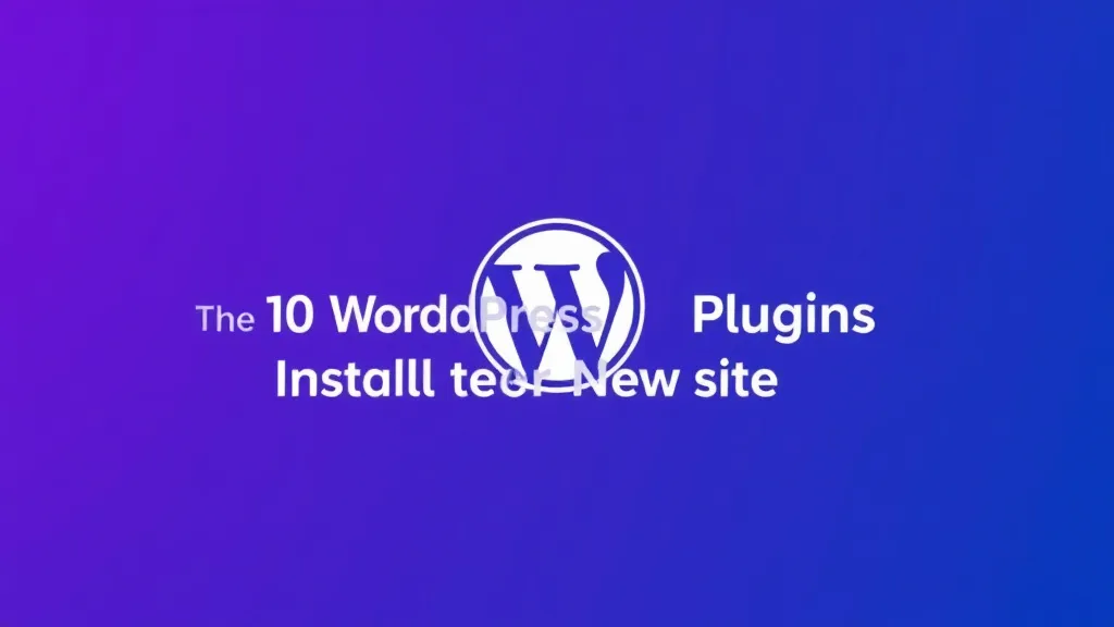 The 10 WordPress Plugins I Install on Every New Site
