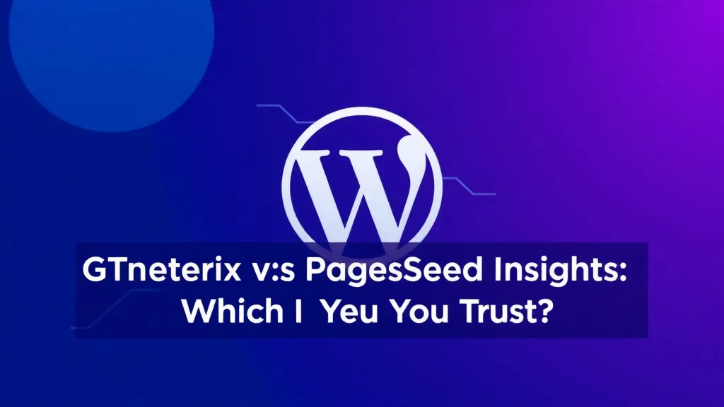 GTmetrix vs PageSpeed Insights: Which Should You Trust?