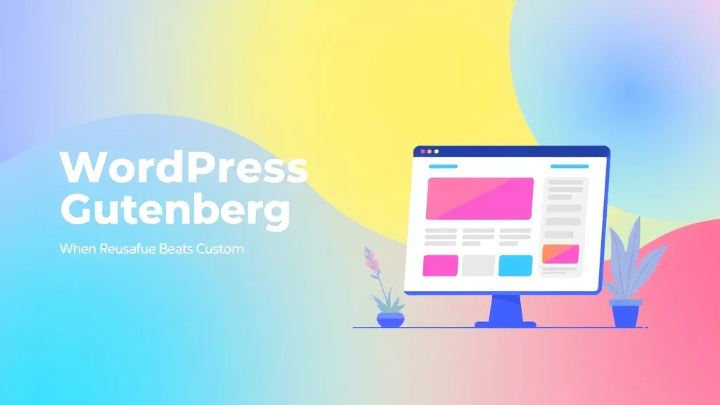 WordPress Gutenberg Patterns: When Reusable Beats Custom