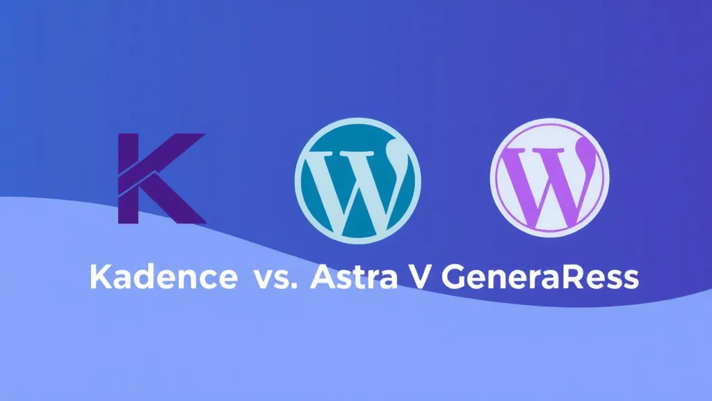 Kadence vs Astra vs GeneratePress: Three-Way Showdown
