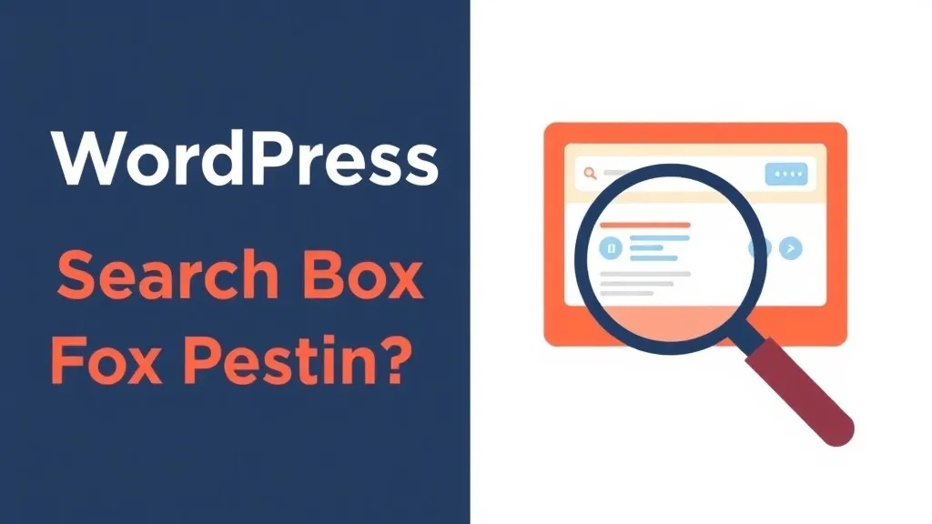 WordPress And The Search Box Position Question