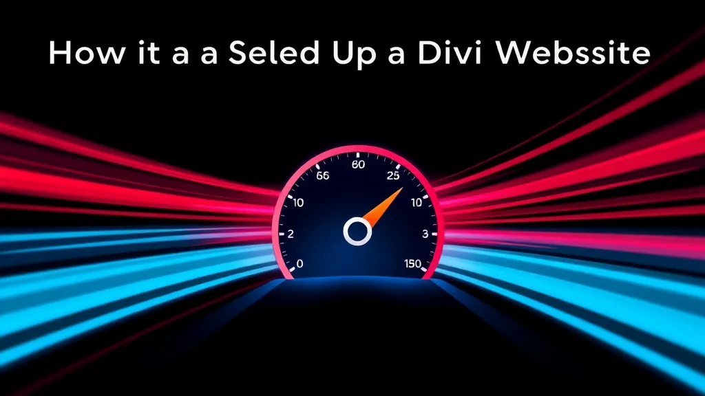 How to Speed Up a Divi Website