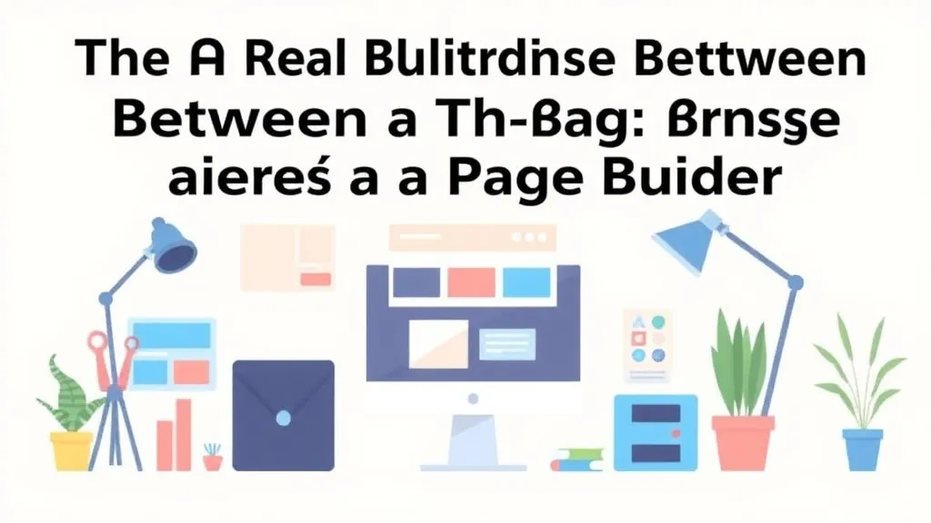 The Real Difference Between a Theme and a Page Builder