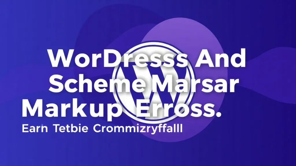 WordPress And Schema Markup Errors: The Common Pitfalls