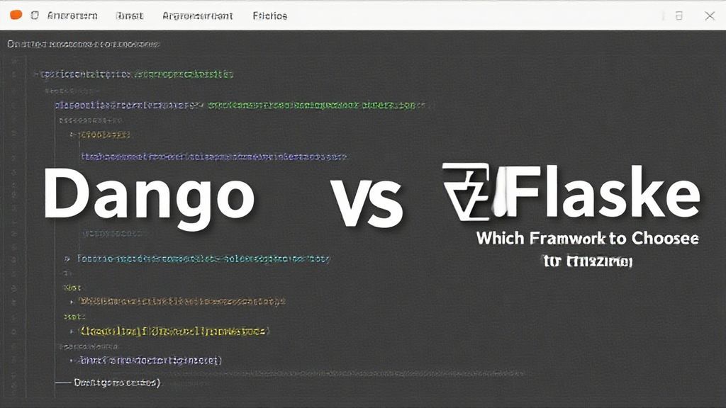 Django vs Flask: Which Framework to Choose